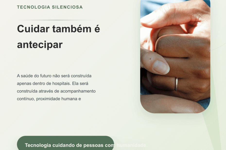 Cuidar também é antecipar