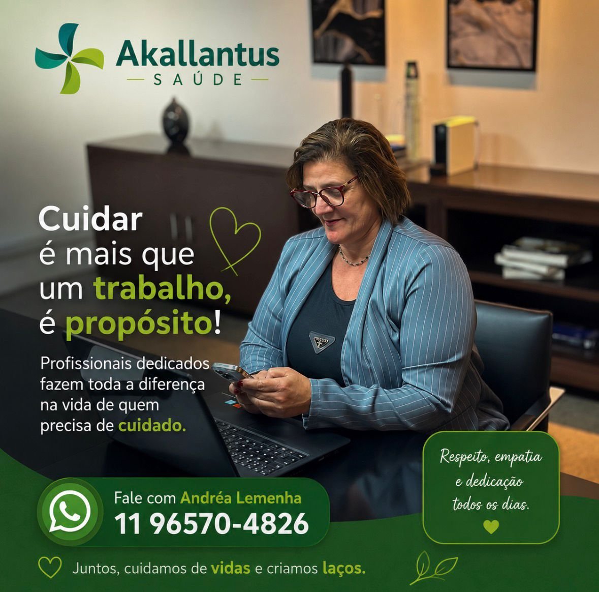 Akallantus Saúde - Atendimento Domiciliar e Cuidadores Profissionais em Moema